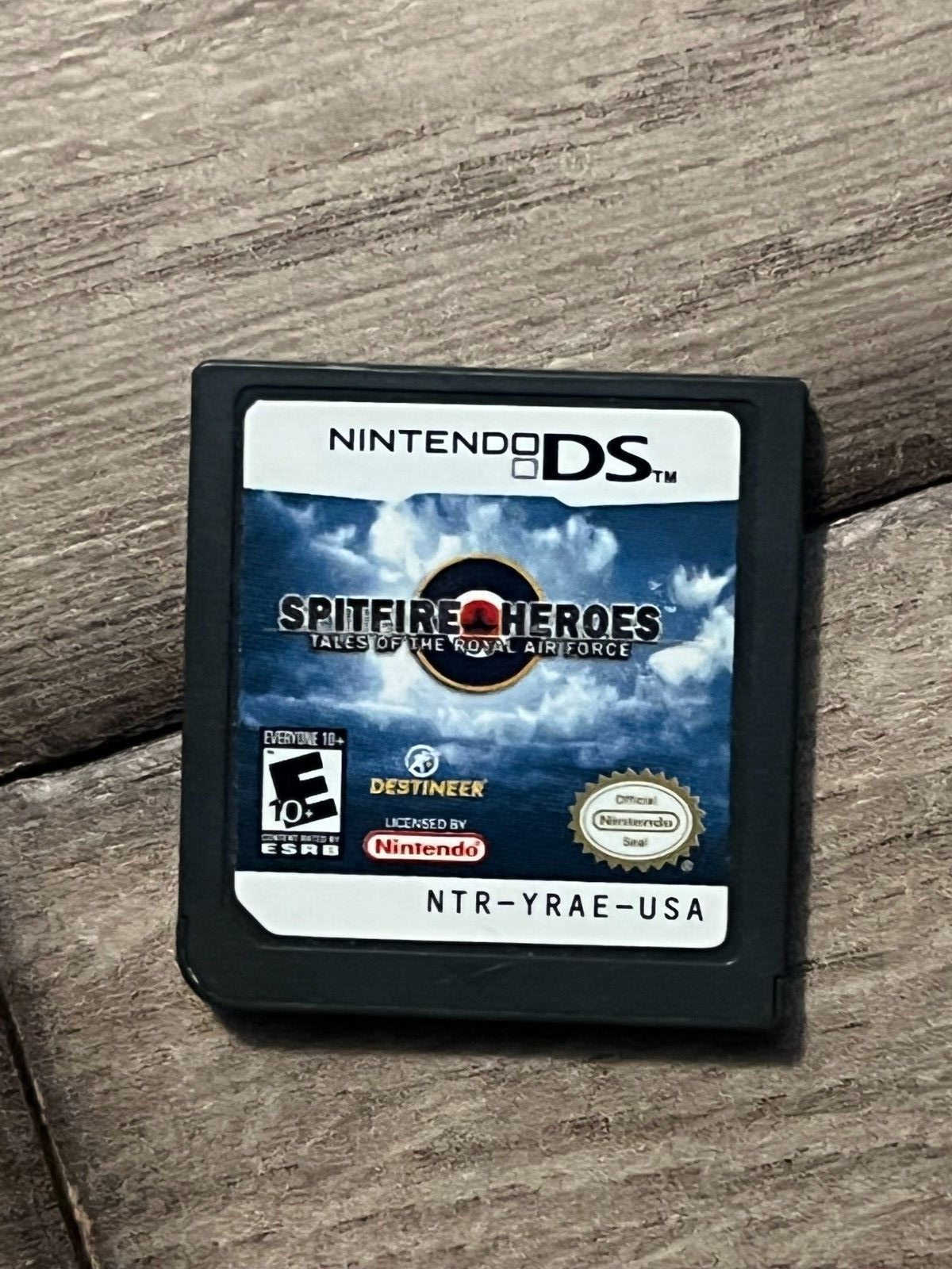 Spitfire Heroes: Tales of the Royal Air Force (Nintendo DS, 2008) CART ONLY