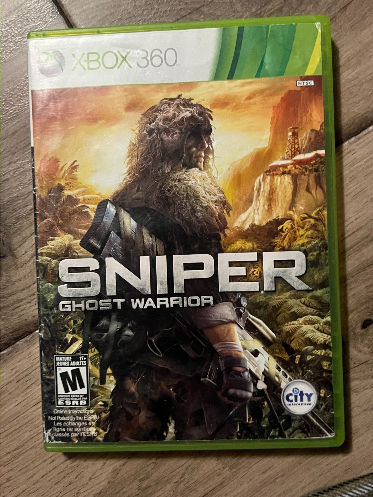 Sniper: Ghost Warrior (Microsoft Xbox 360, 2010) NO MANUAL