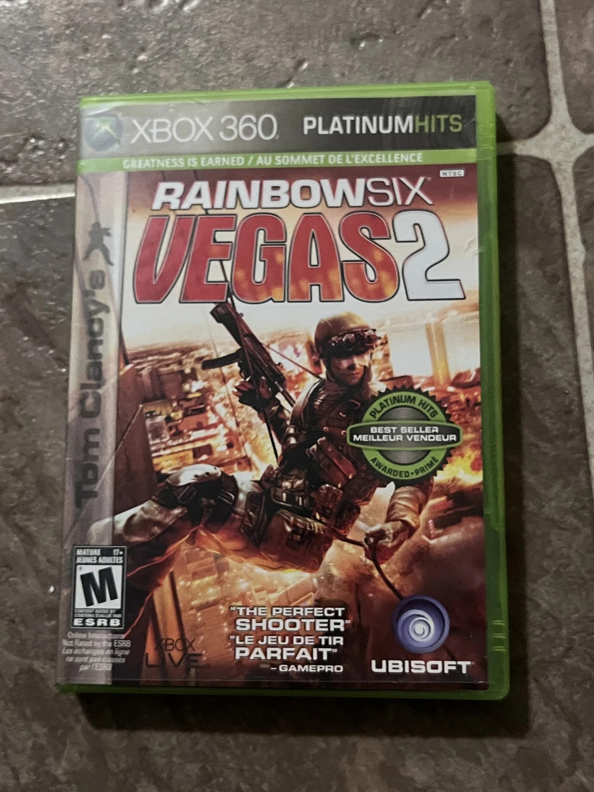 Rainbow Six Vegas 2: Platinum Hits (Microsoft Xbox 360, 2008) CIB COMPLETE
