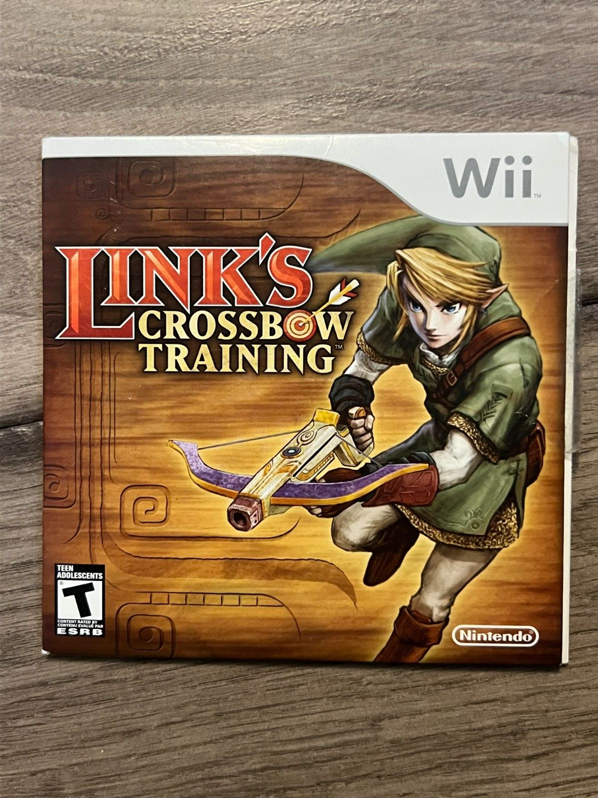 Link's Crossbow Training (Nintendo Wii, 2007) NO MANUAL