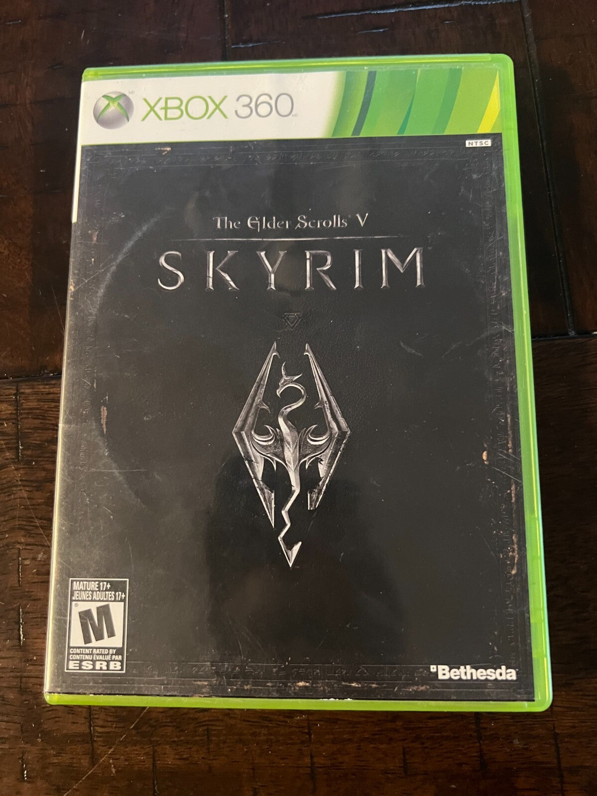 The Elder Scrolls V: Skyrim (Microsoft Xbox 360, 2011) CIB NO MAP