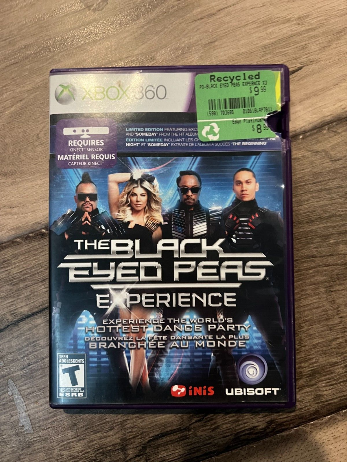Black Eyed Peas Experience (Microsoft Xbox 360, 2011) CIB