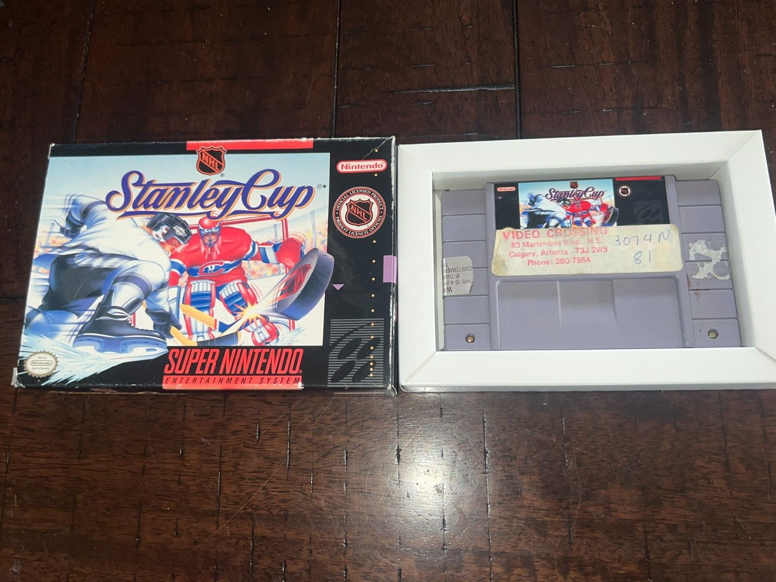 NHL Stanley Cup (Super Nintendo Entertainment System, 1993) NO MANUAL