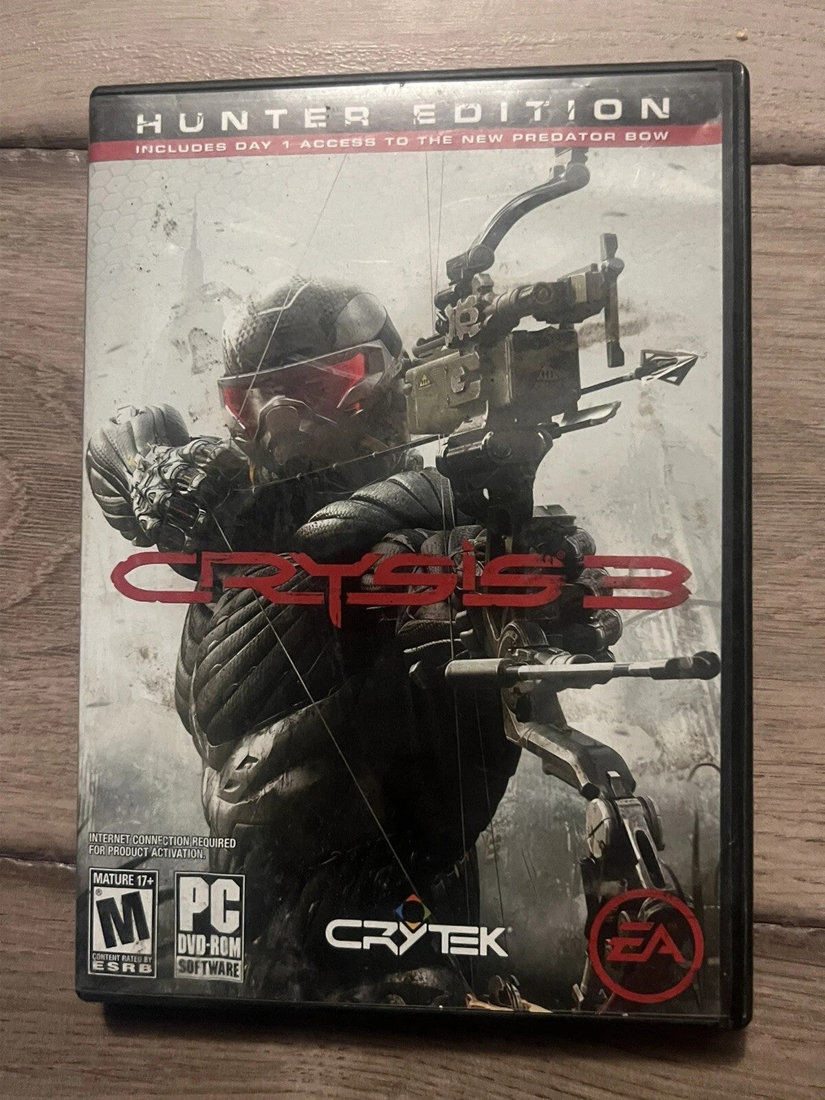 Crysis 3 Hunter Edition (PC, 2013) NO MANUAL WITH 2 DISCS