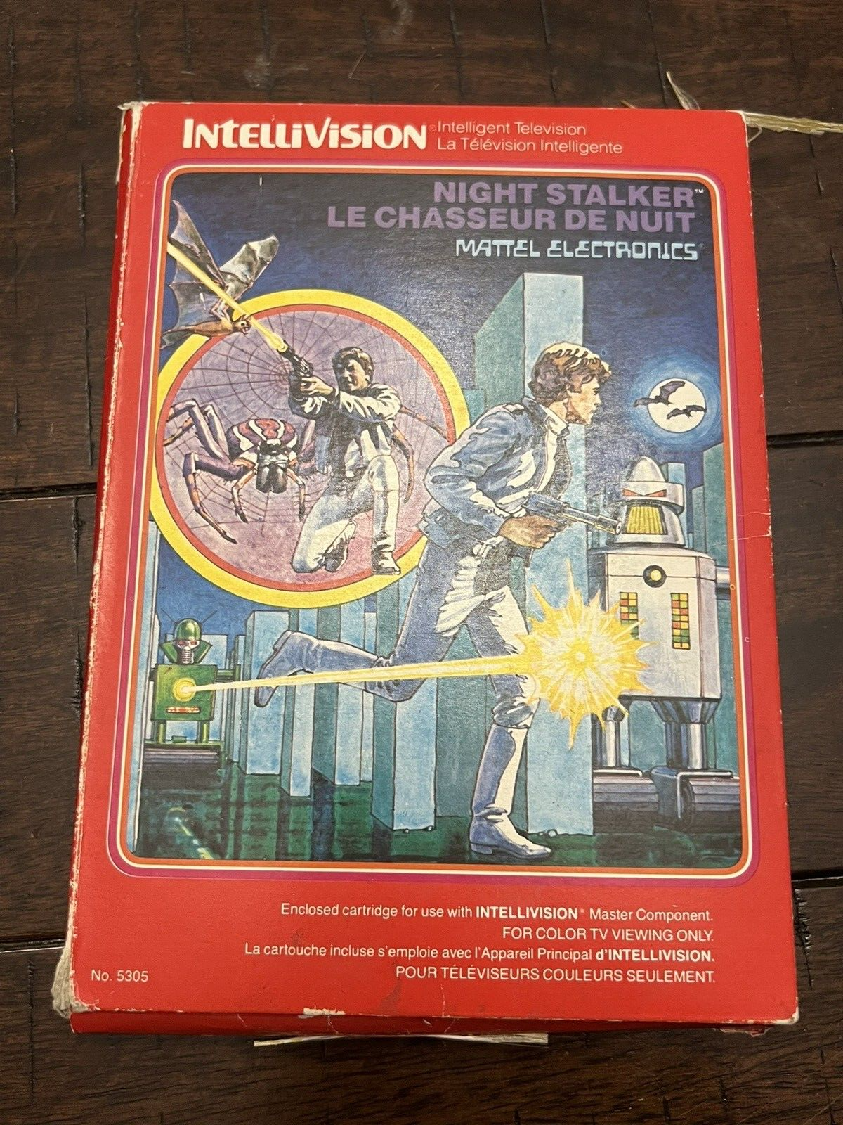 Night Stalker (Intellivision, 1982) CIB