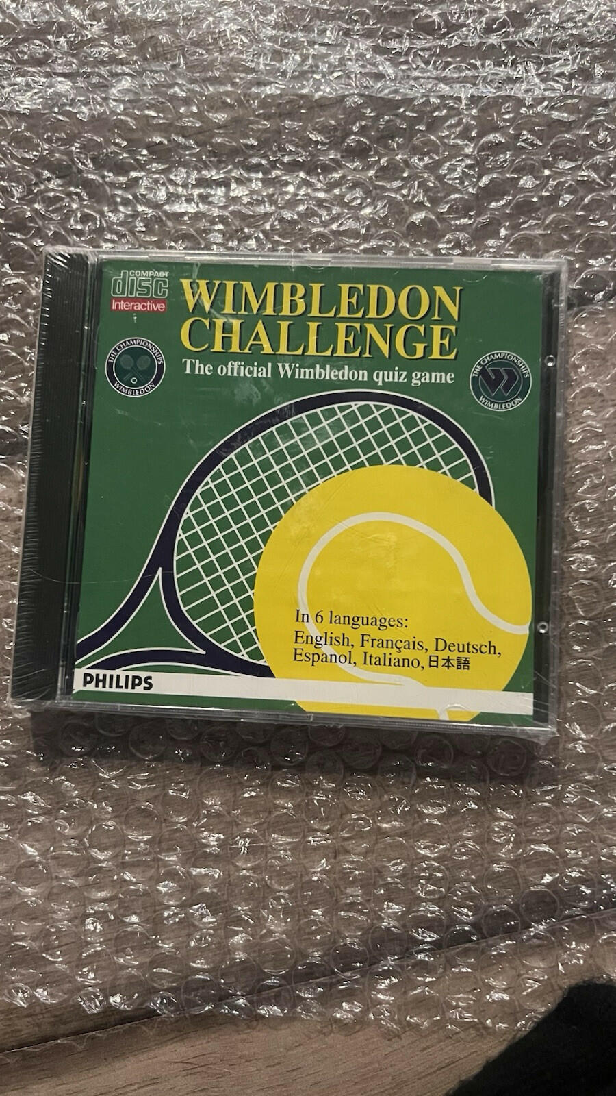 RARE Wimbledon Challenge (Phillips CD-i, 1993) BRAND NEW SEALED
