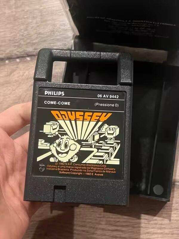 K.C. Come-Come! (Magnavox Odyssey 2, 1981) CIB COMPLETE BRAZILIAN