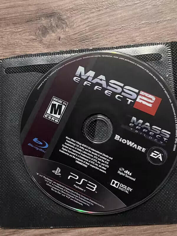 Mass Effect 2: Trilogy (Sony Playstation 3, 2011) DISC ONLY
