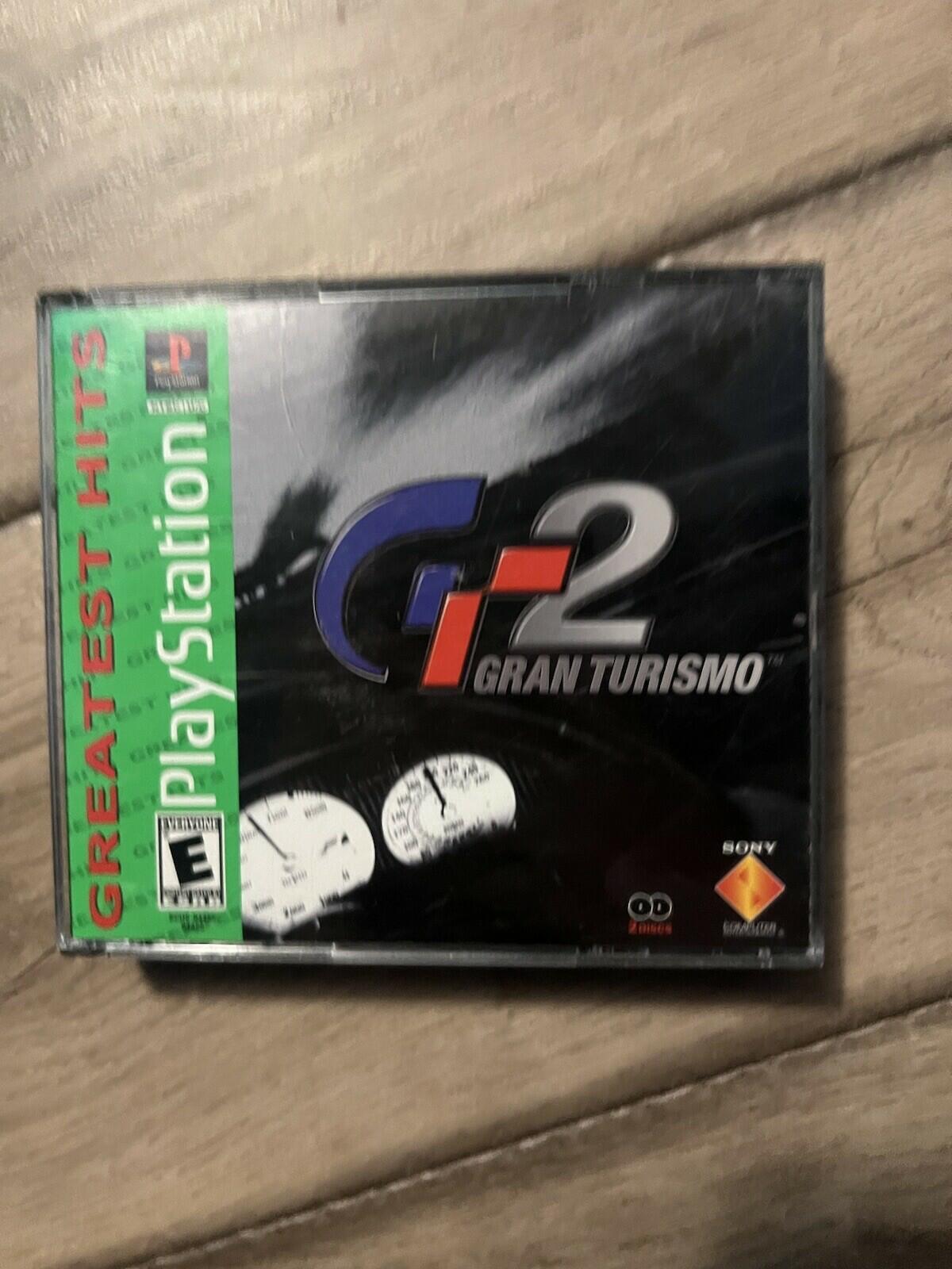 GRAN TURISMO 2 (GH) - Sony Playstation 1 PS1 - Front Artwork ONLY