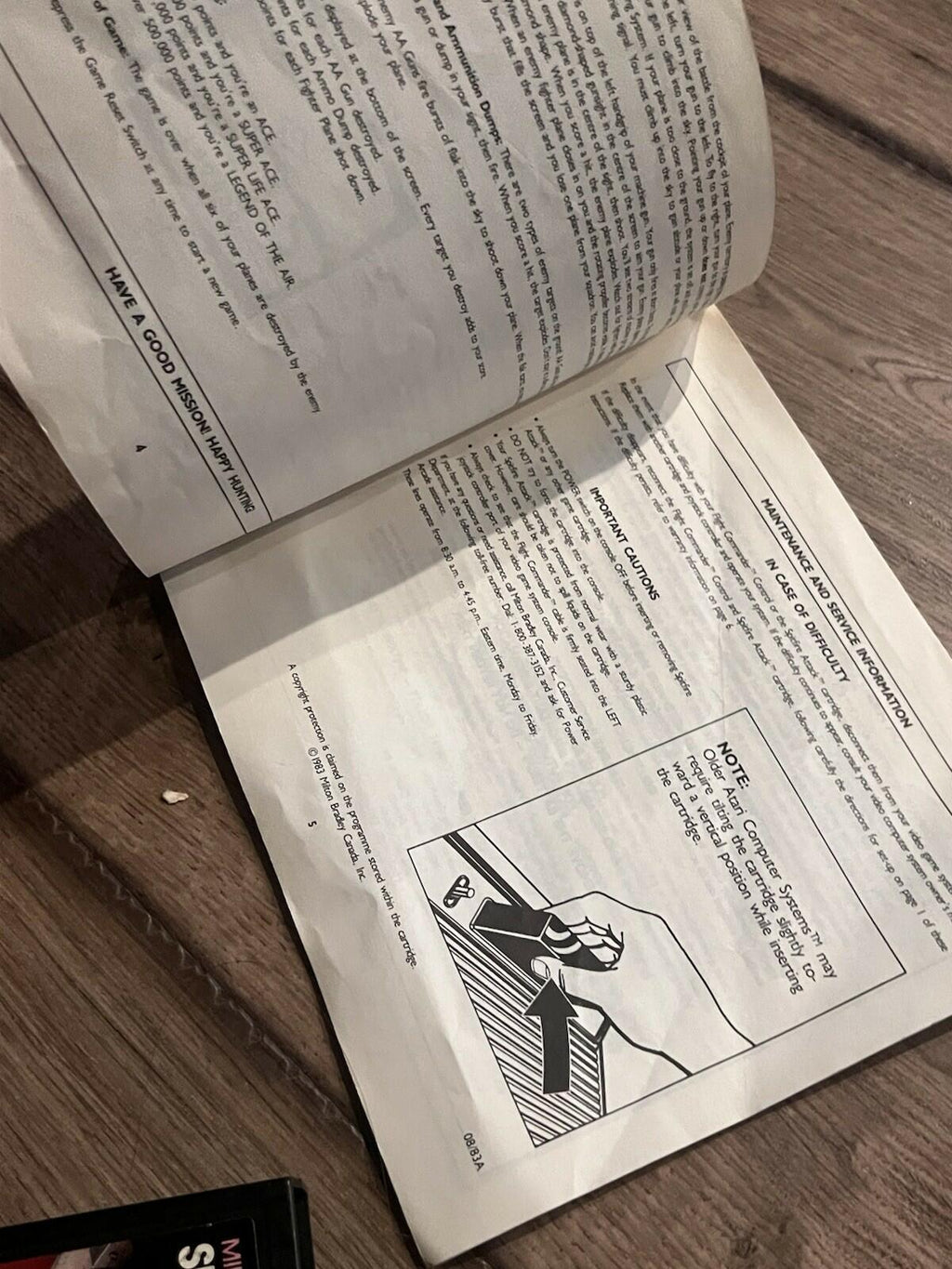 Atari 2600 Power Arcade Flight Commander Controller With Spitfire Attack