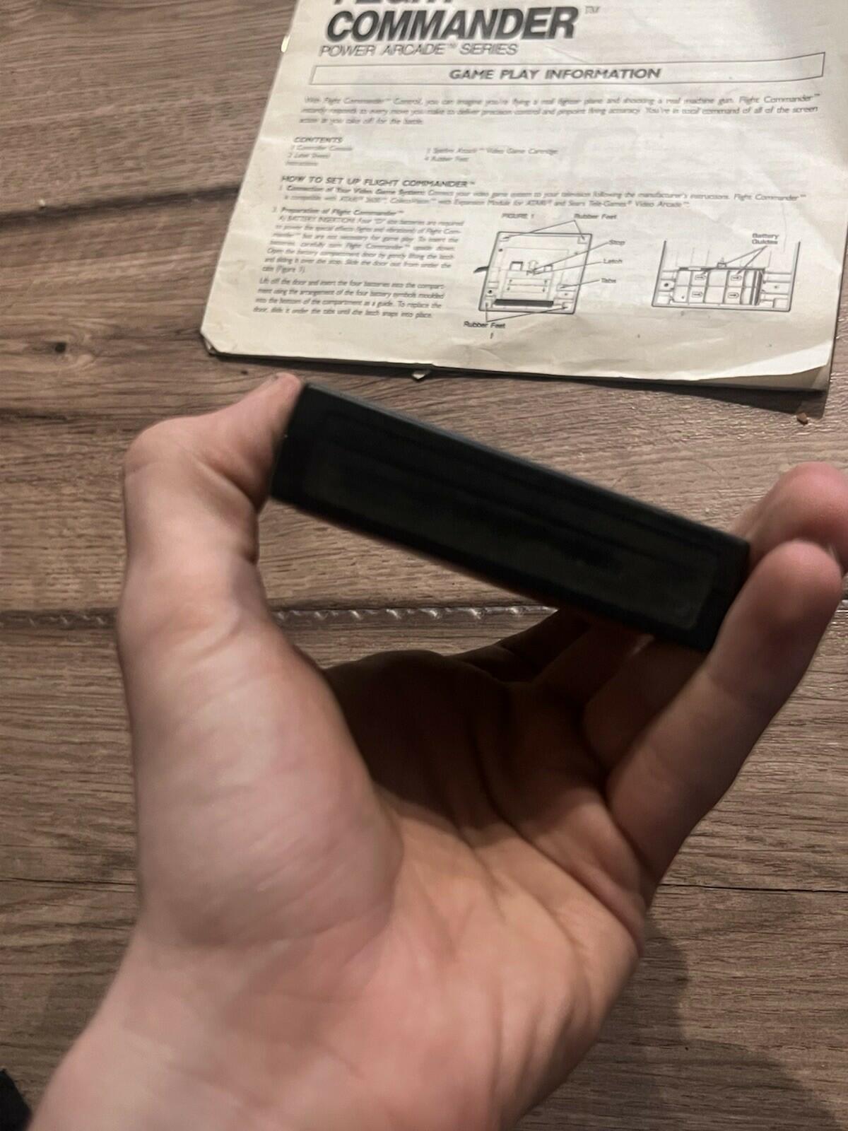 Atari 2600 Power Arcade Flight Commander Controller With Spitfire Attack