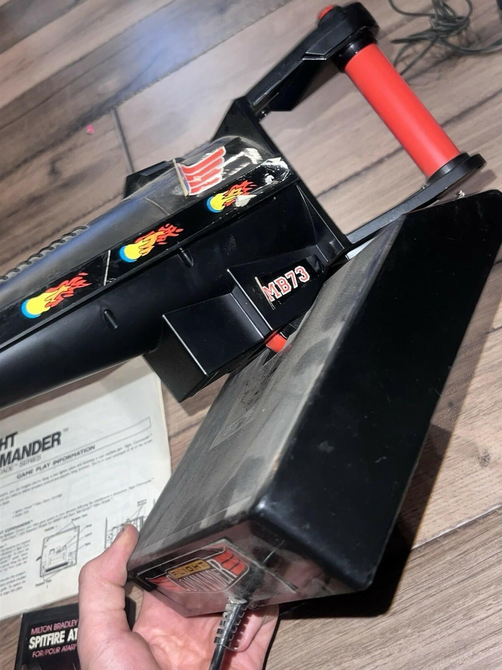 Atari 2600 Power Arcade Flight Commander Controller With Spitfire Attack