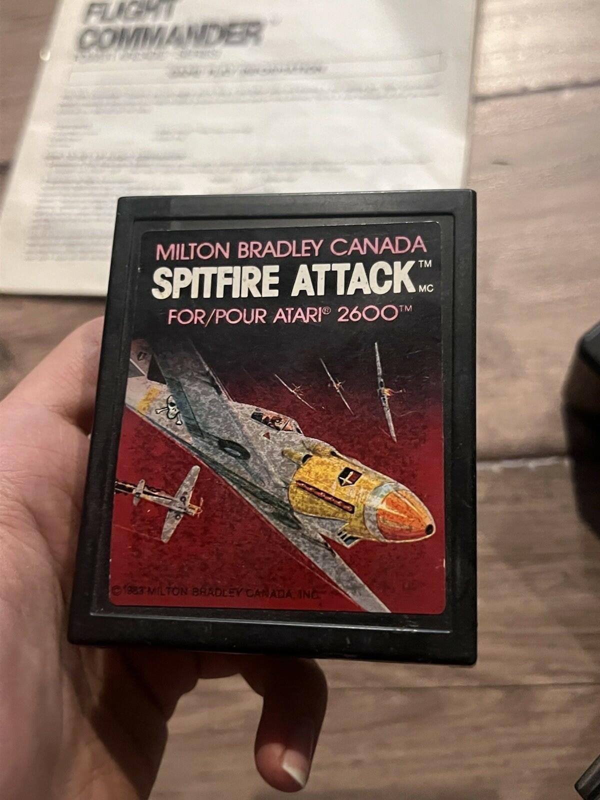 Atari 2600 Power Arcade Flight Commander Controller With Spitfire Attack