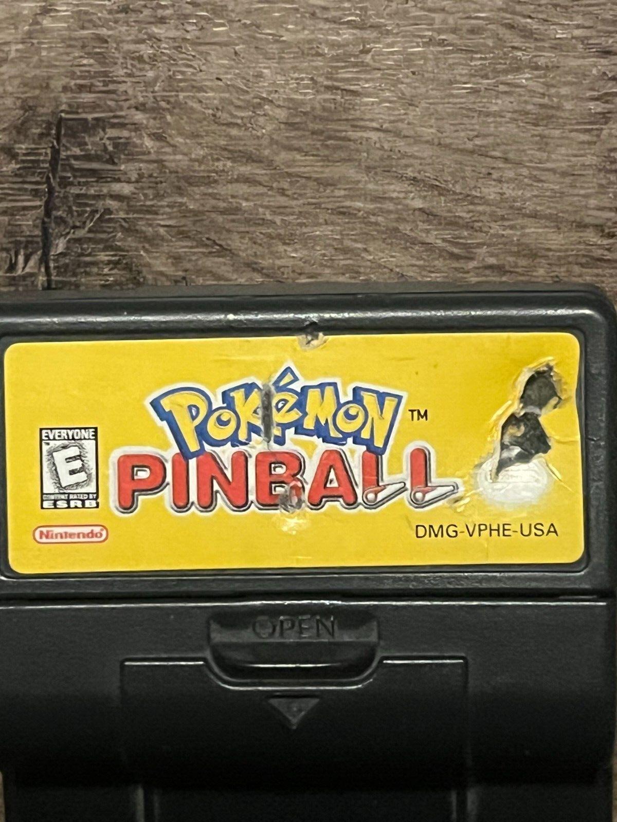 Pokémon Pinball With Battery Cover (Nintendo Game Boy Color, 1999) CART ONLY