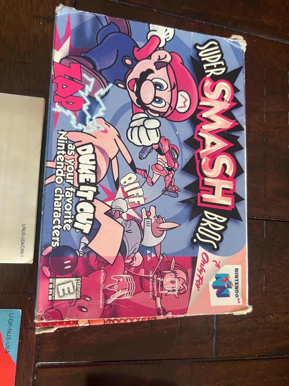 Super Smash Bros. (Nintendo 64, 1999) CIB NO MANUAL