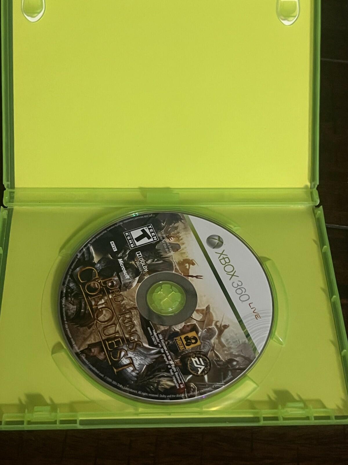 Lord of the Rings Conquest (Microsoft Xbox 360, 2009) NO MANUAL