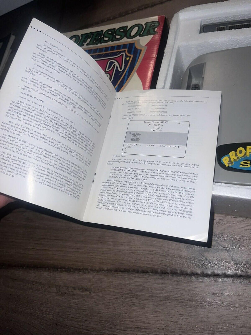 Professor SF DSF6 Super Nintendo SNES Floppy Disk Backup by Bung Enterprises CIB