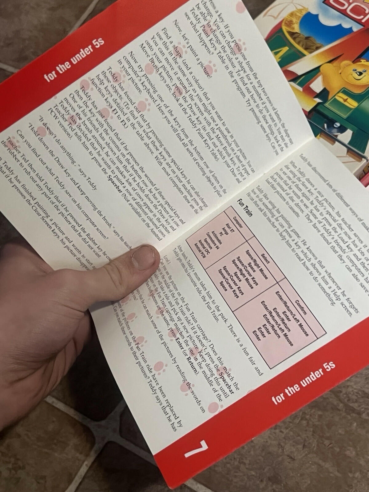 Commodore Amiga Fun School 4 For The Under 5s 1991 Europress Software CIB