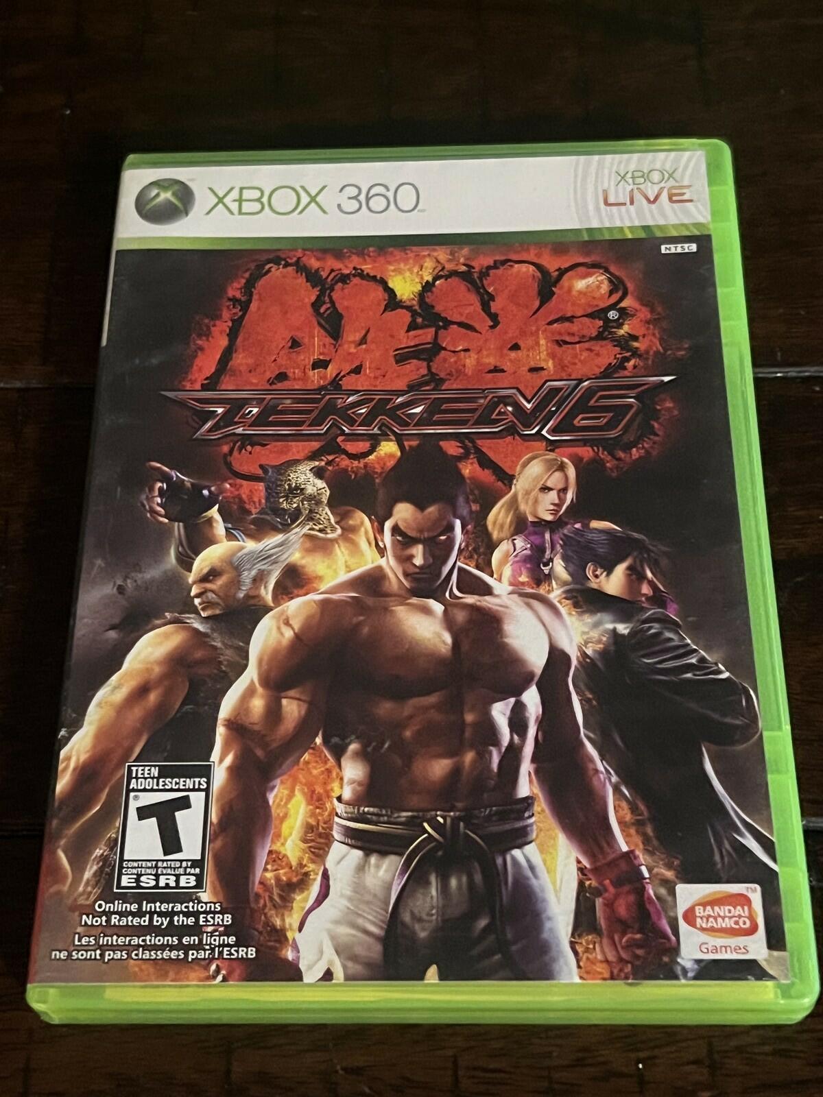 Tekken 6 (Microsoft Xbox 360, 2009) CIB COMPLETE