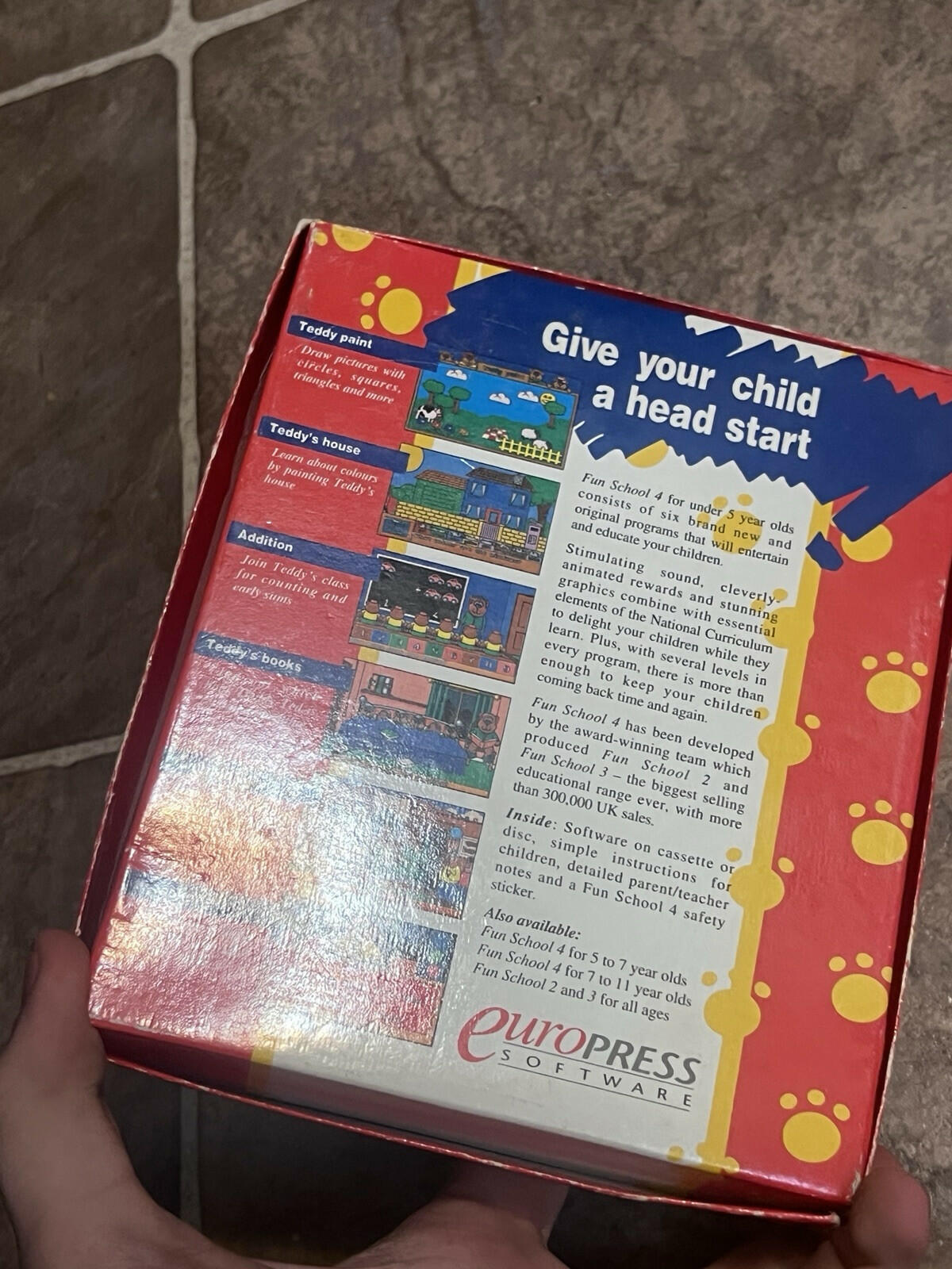 Commodore Amiga Fun School 4 For The Under 5s 1991 Europress Software CIB