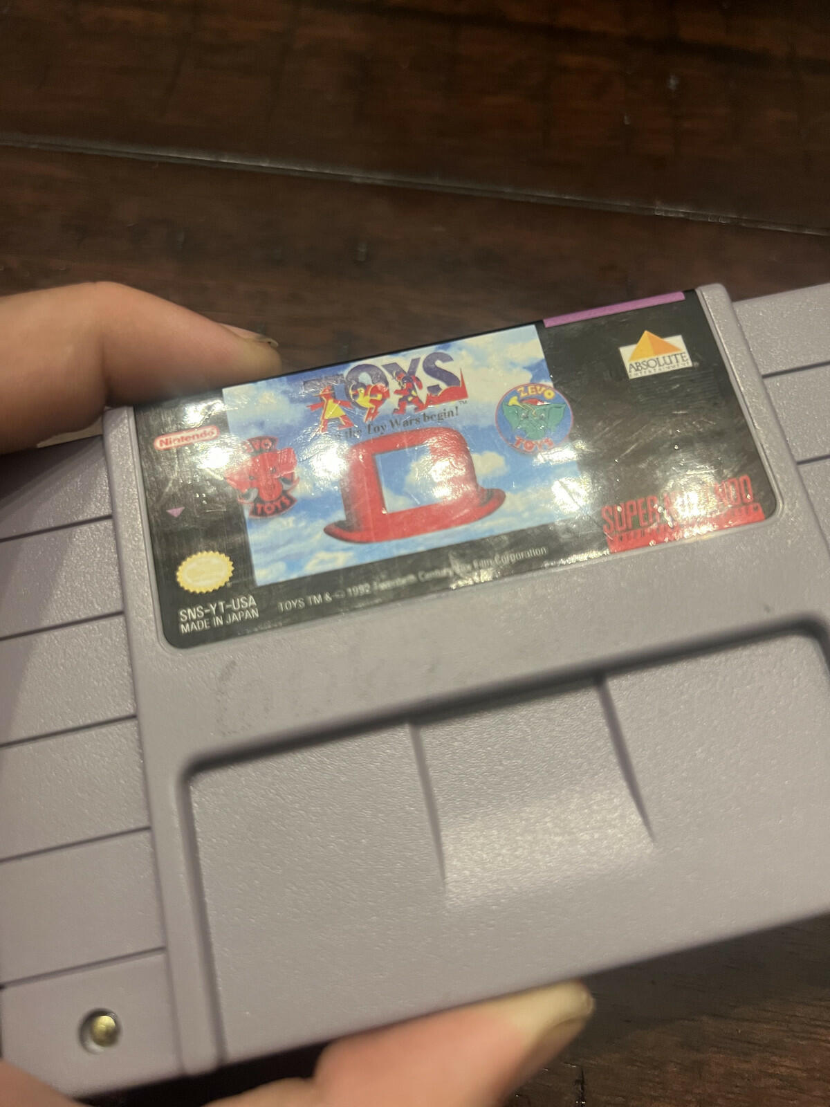Toys (Super Nintendo, 1993) CART ONLY