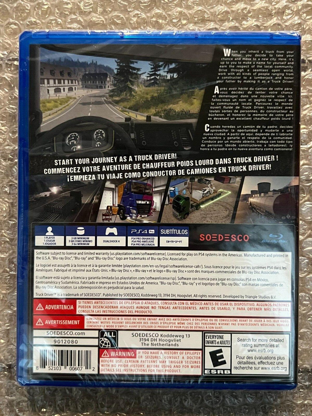 Truck Driver (Sony PlayStation 4, 2019) NEW SEALED