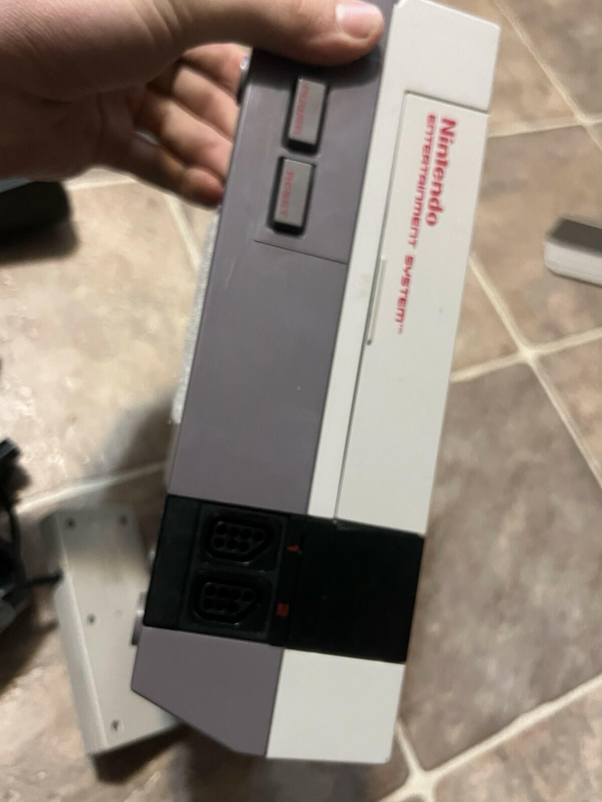 Nintendo NES Console NES-001 Working & TESTED ! Bundle With Two Controllers