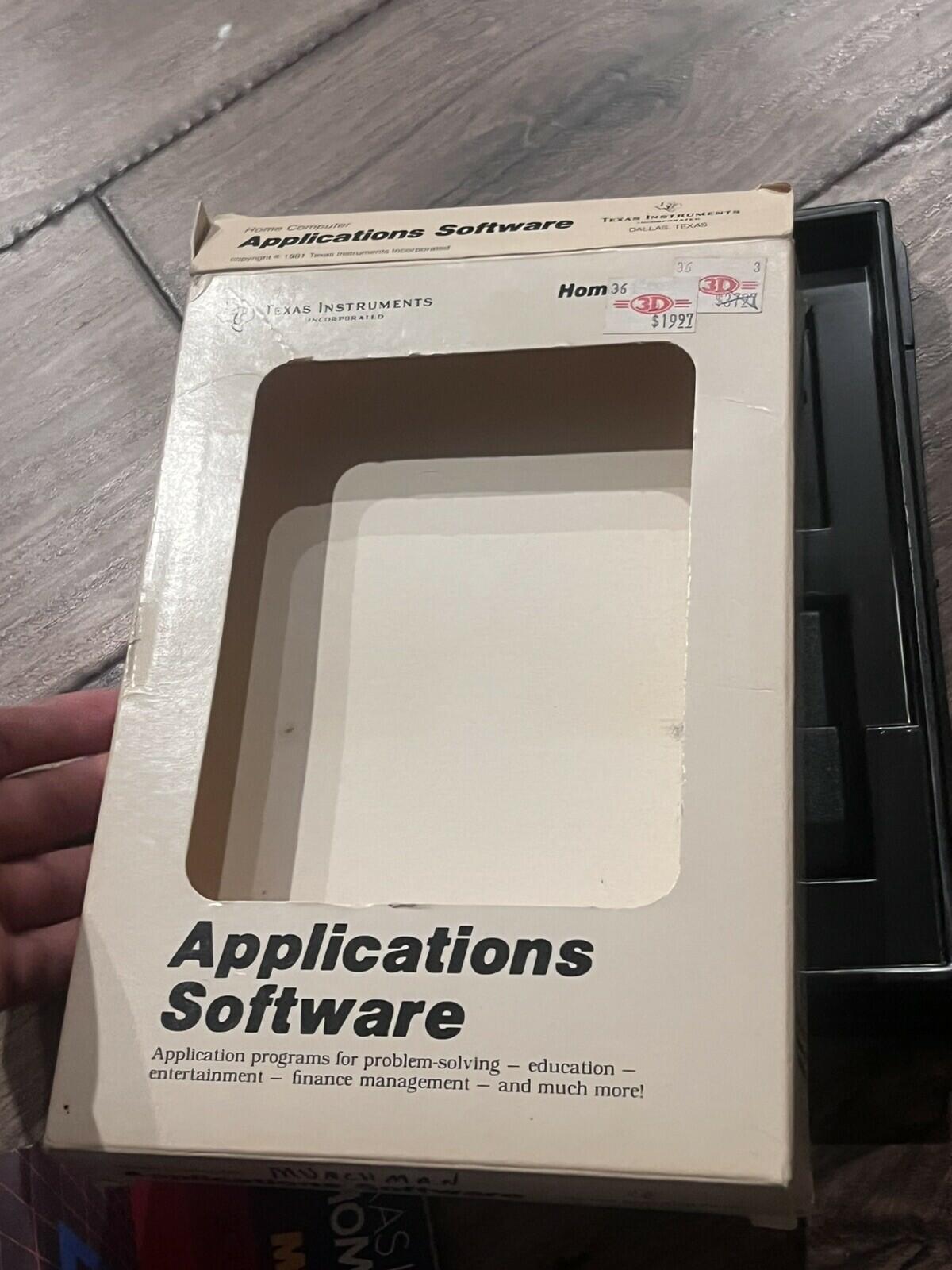 MunchMan (TI-99/4a Texas Instruments Home Computer, 1982) CIB