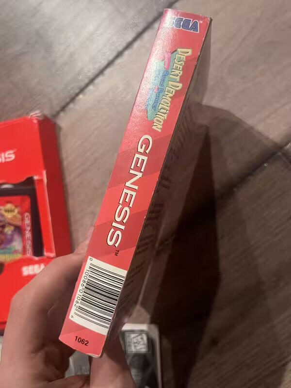 Desert Demolition (Sega Genesis 1994) WITH MANUAL NO REGISTRATION CARD