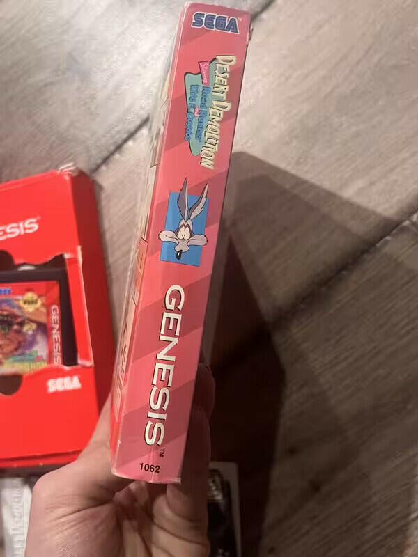 Desert Demolition (Sega Genesis 1994) WITH MANUAL NO REGISTRATION CARD