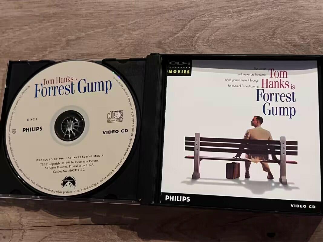 Tom Hanks Is Forest Gump (Phillips CD-i, 1994) CIB WITH SLIP COVER