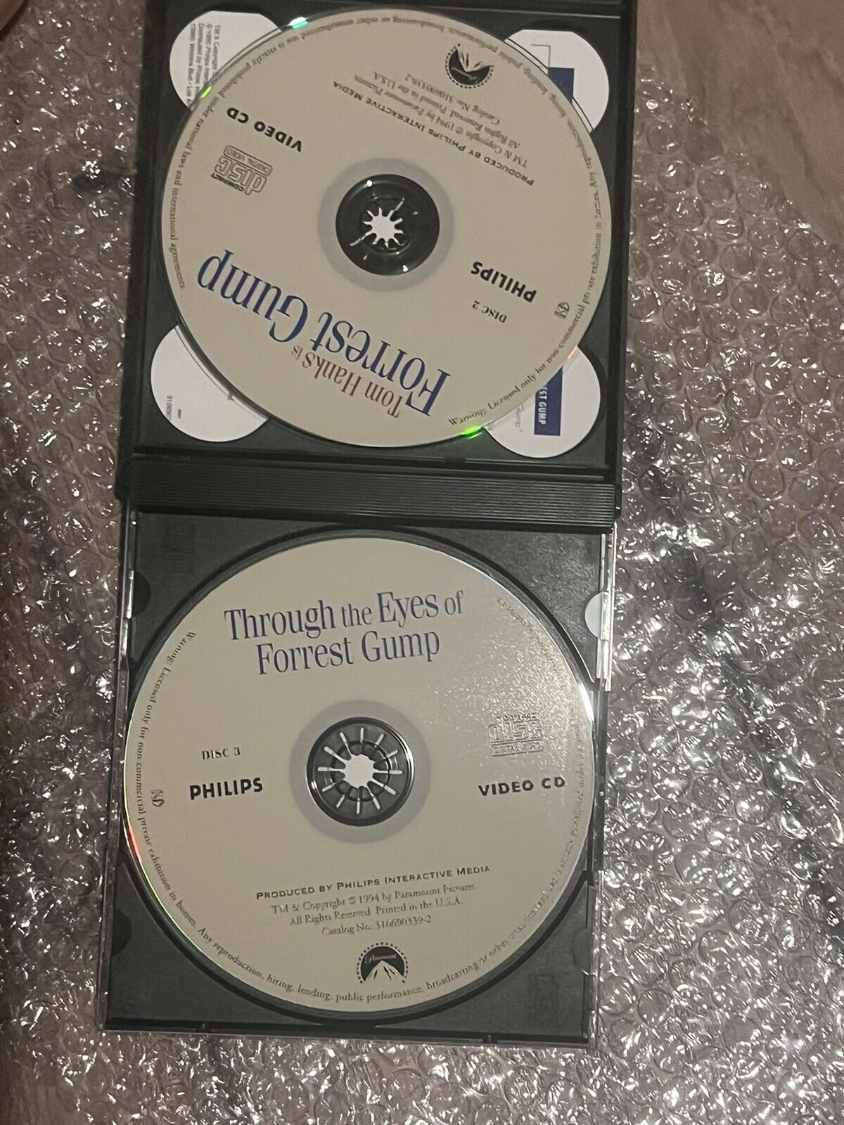 Tom Hanks Is Forest Gump (Phillips CD-i, 1994) CIB WITH SLIP COVER