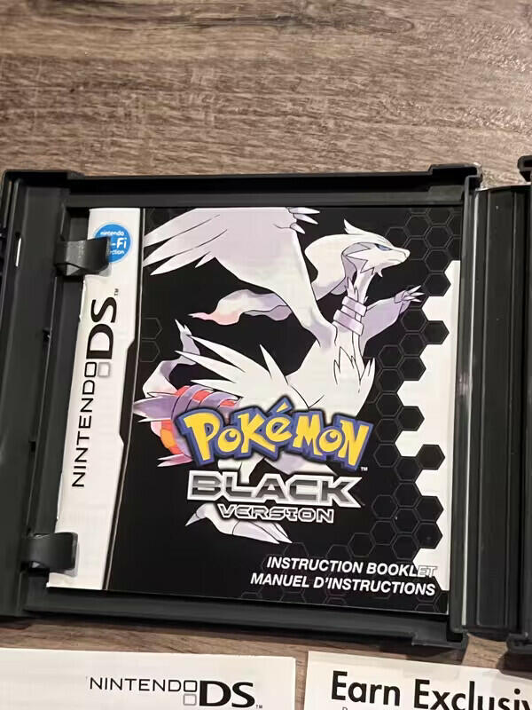 Pokemon Black (Nintendo DS, 2011) CIB WITH INSERTS