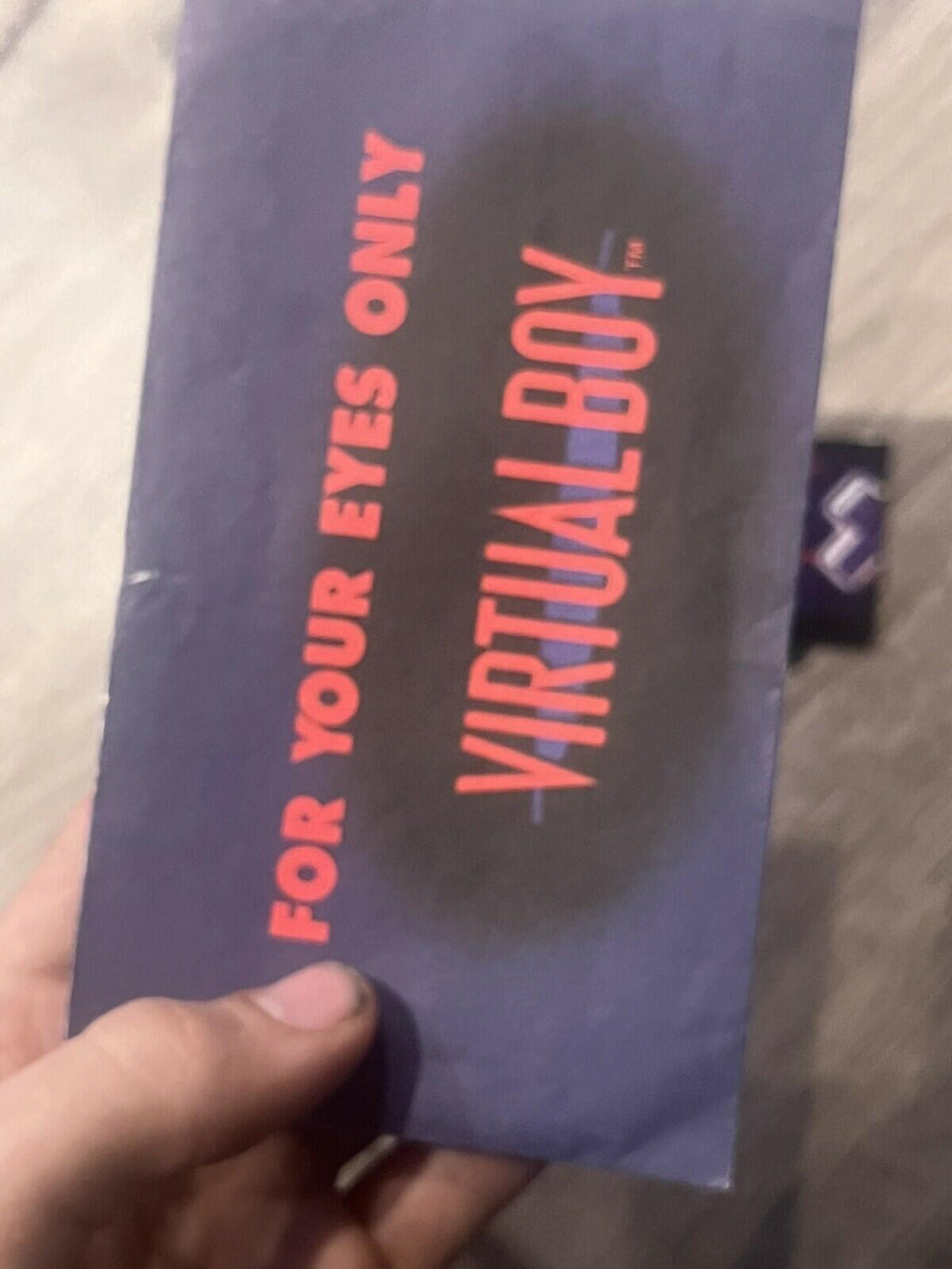 Nintendo Virtual Boy 3D Glasses with Envelope Promo Used