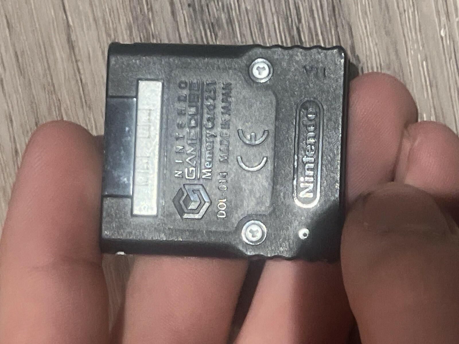 Nintendo Gamecube Memory Card 251 Black OEM