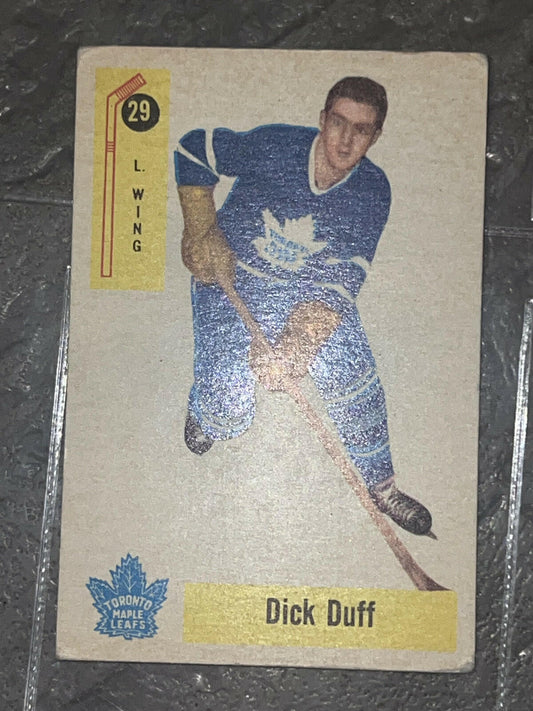1958-59 Parkhurst Dick Duff Toronto Maple Leafs #29