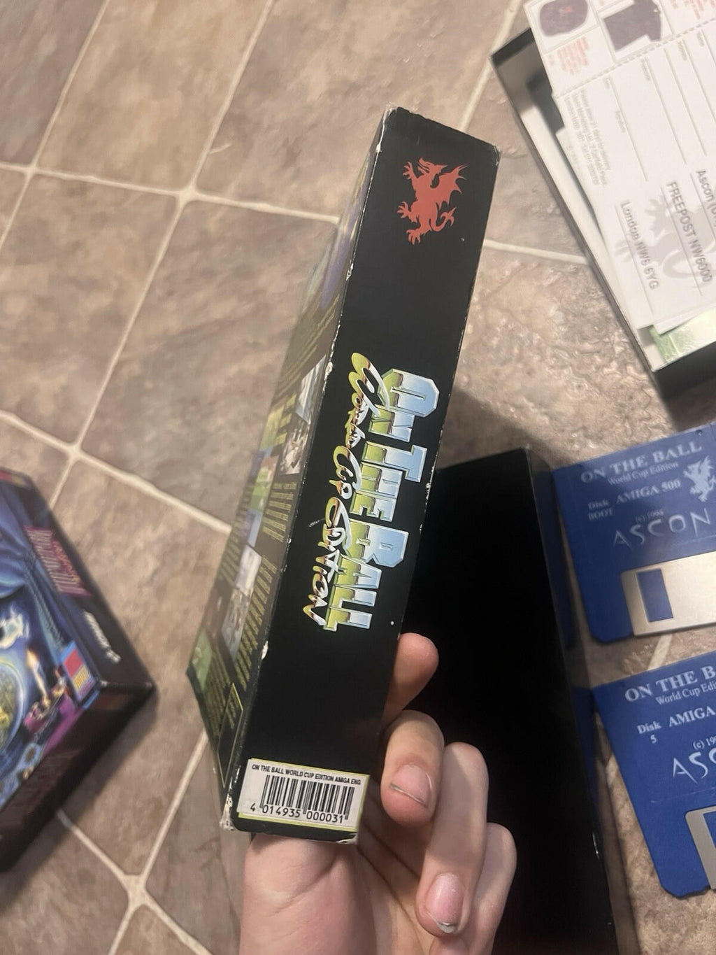 On The Ball World Cup Edition Ascon (Commodore Amiga) CIB COMPLETE IN BOX