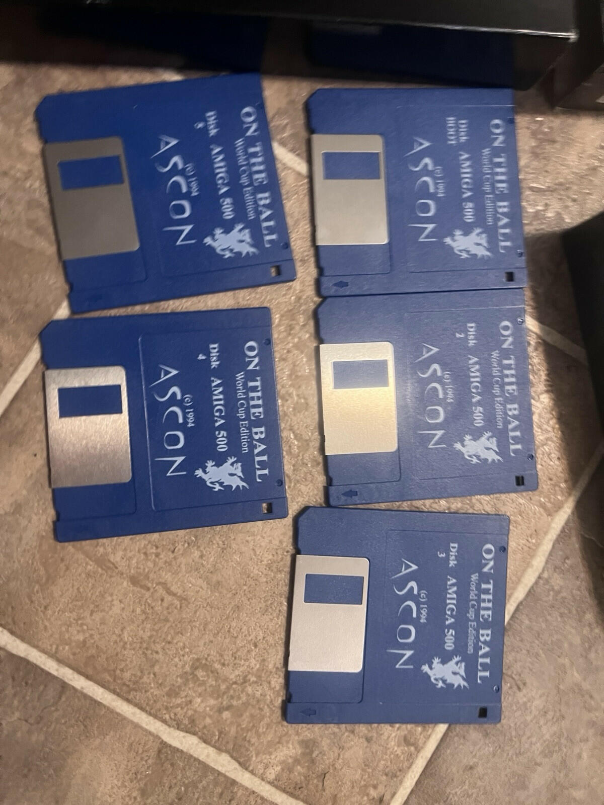 On The Ball World Cup Edition Ascon (Commodore Amiga) CIB COMPLETE IN BOX