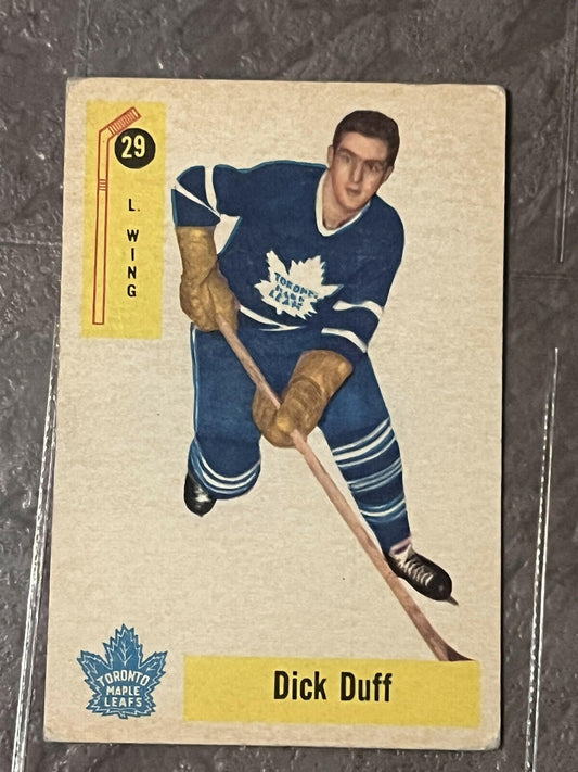 1958-59 Parkhurst Dick Duff Toronto Maple Leafs #29