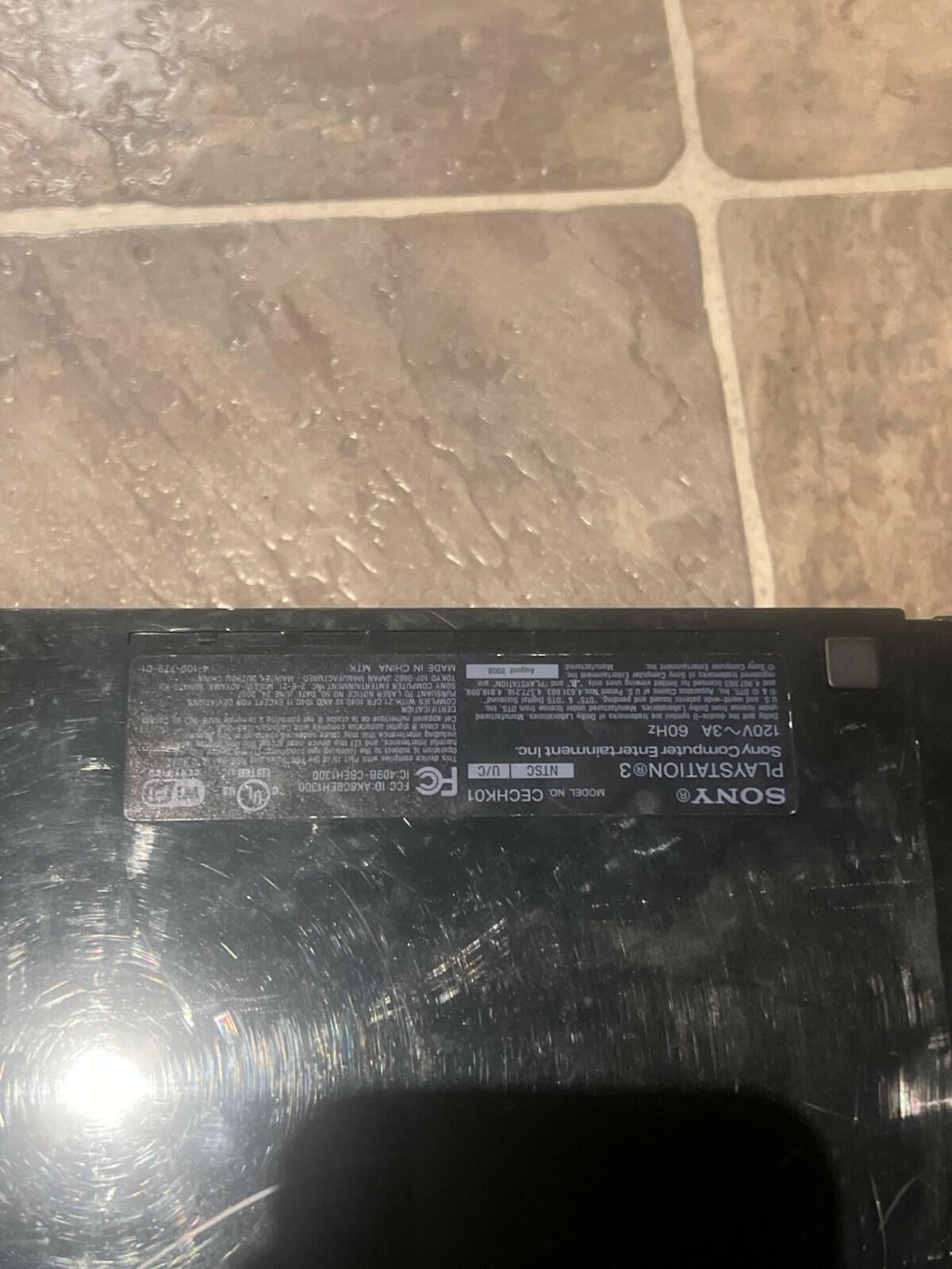 Sony PlayStation 3 PS3 FAT  CECHK01 FOR PARTS NOT WORKING UNKNOWN ISSUE