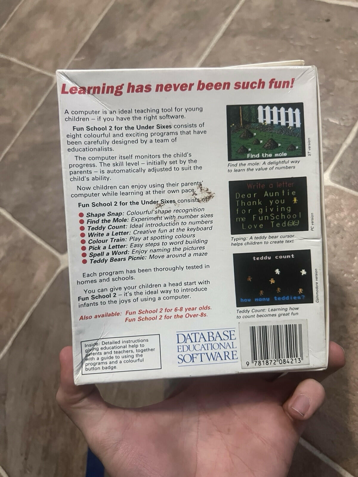 Fun School 2 For The Under-6’s Commodore Amiga + Bonus Game