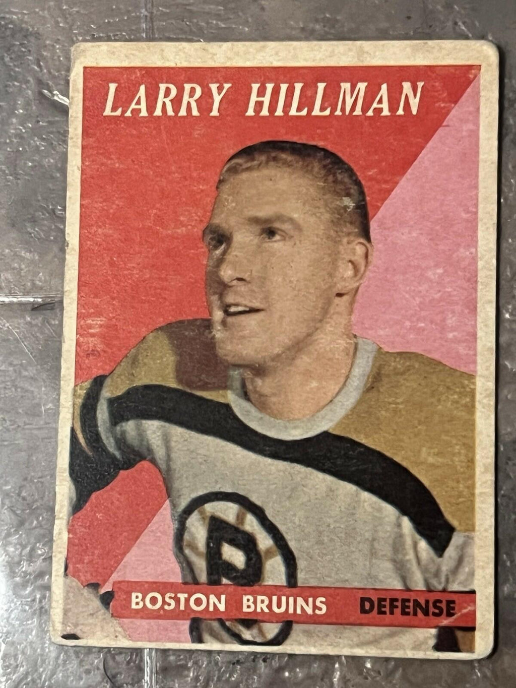 1958-59 Topps Larry Hillman Boston Bruins #25 Hockey Card