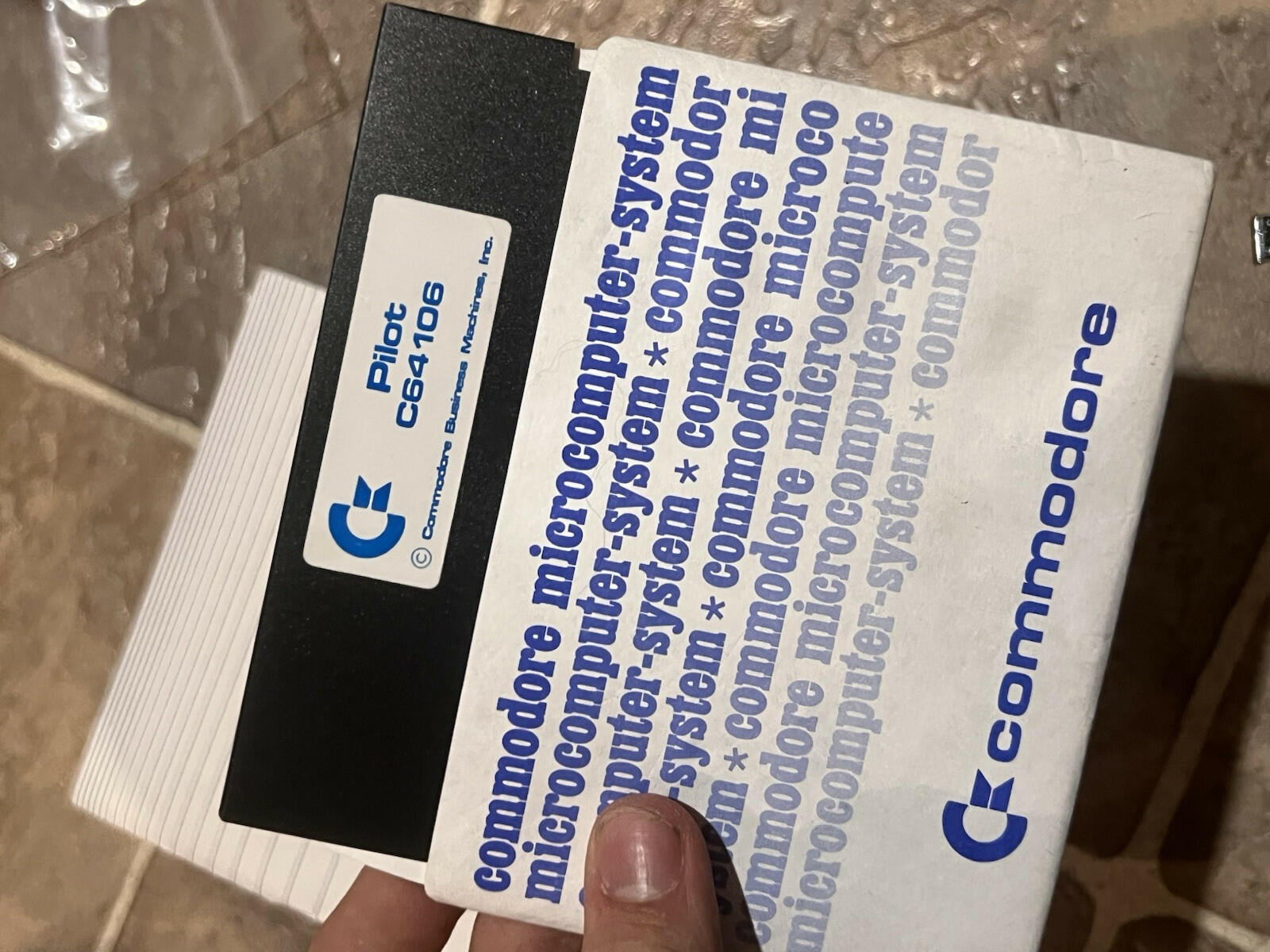 Commodore 64 Pilot Software & Manual - 5.25” Disk Programming Teacher 1983