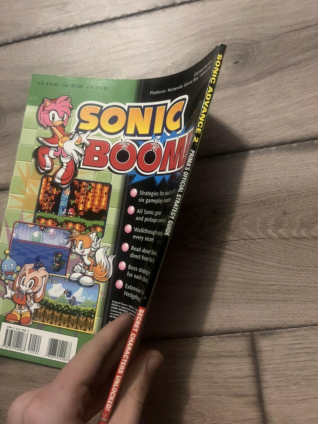 Sonic Advance 2 Prima Official Strategy Guide GBA Game Boy Advance 2003