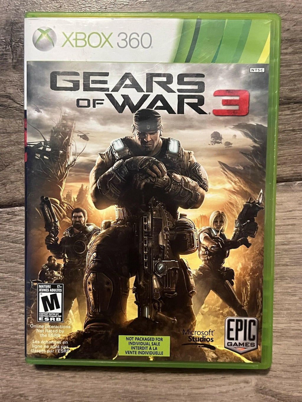 Gears of War 3: Not for Resale (Microsoft Xbox 360, 2011) CIB