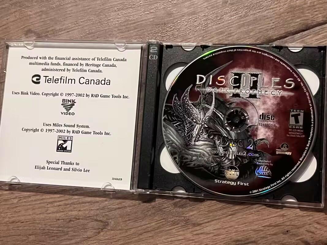 Disciples II: Dark Prophecy (PC CD-ROM, 2002) CIB