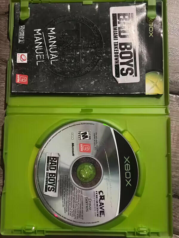 Bad Boys Miami Takedown (Microsoft Xbox, 2004) CIB