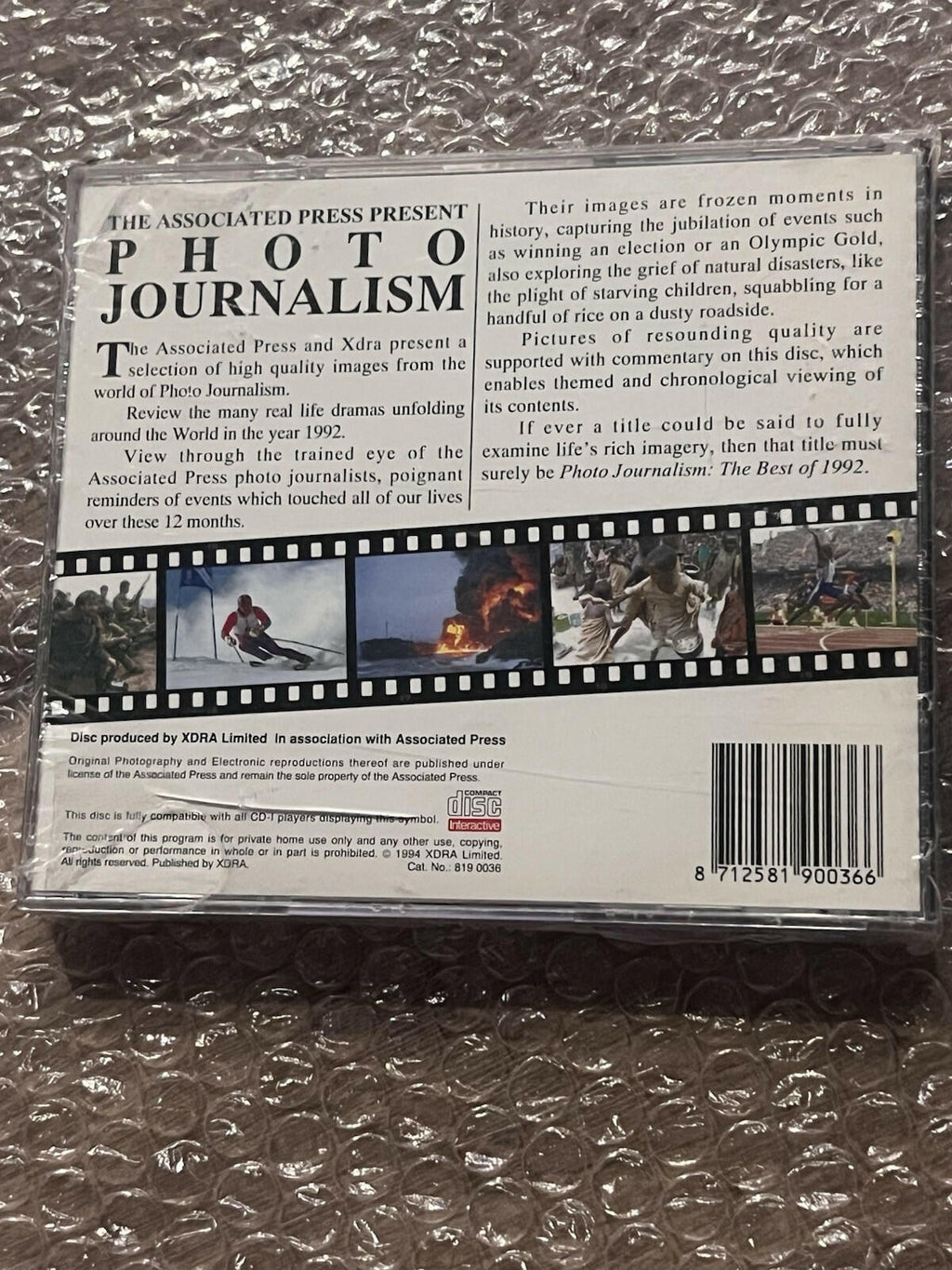 VERY RARE Photo Journalism: The Best of 1992 (Phillips CD-i, 1992) BRAND NEW