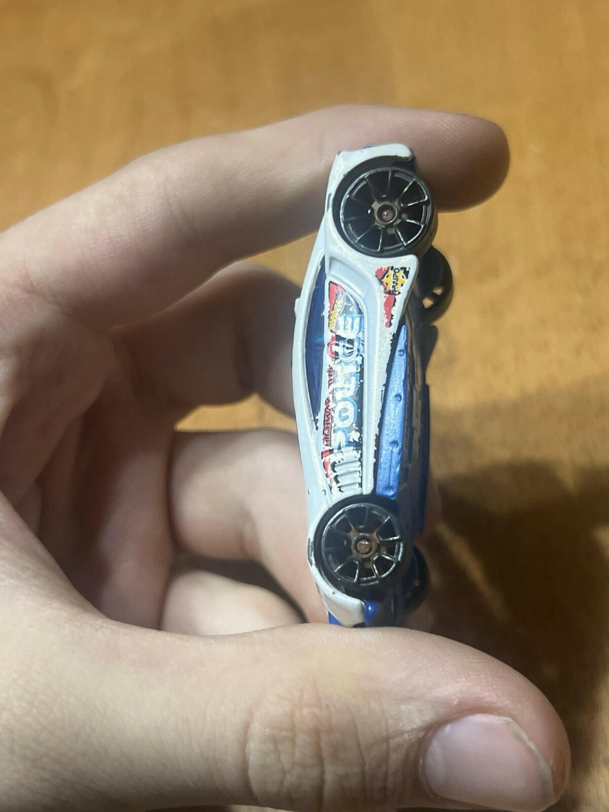 2010 Hot Wheels Speed Trap HWPD Police White Diecast Car