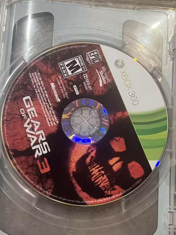 Gears of War 3: Limited Edition (Microsoft Xbox 360, 2011) CIB GAME ONLY